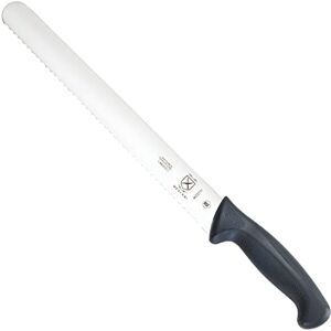 Mercer Culinary Millennia Slicer Knife with Wavy Edge, 11-Inch, Black Mercer Culinary Millennia Slicer Knife with Wavy Edge, 11-Inch, Black