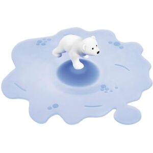 Lurch 210832 My Lid Beach Arctic Summer Polar Bear Glass Cover Made of BPA-Free Premium Platinum Silicone, Diameter 10.5 cm, Blue Lurch 210832 My Lid Beach Arctic Summer Polar Bear Glass Cover Made of BPA-Free Premium Platinum Silicone, Diameter 10.5 cm, Blue
