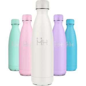 KollyKolla Stainless Steel Drinking Bottle, 500 ml, Insulated BPA-Free, Vacuum Insulated Flask, Thermos Flask, Leak-Proof, Water Bottle for Running, Bike, Adults, Fitness, Cycling, School, Bubble KollyKolla Stainless Steel Drinking Bottle, 500 ml, Insulated BPA-Free, Vacuum Insulated Flask, Thermos Flask, Leak-Proof, Water Bottle for Running, Bike, Adults, Fitness, Cycling, School, Bubble