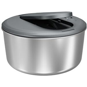 Zyliss Swift Dry Salad Spinner Stainless Steel Small, 3.5L, Non-Slip Base, Serving Bowl, AquaVent™ Technology, One Handed Pump, Brake System, Easy to Clean Zyliss Swift Dry Salad Spinner Stainless Steel Small, 3.5L, Non-Slip Base, Serving Bowl, AquaVent™ Technology, One Handed Pump, Brake System, Easy to Clean