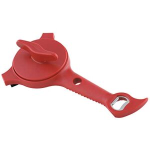 Kuhn Rikon 25629 Multi-Purpose Strain-Free 5-in-1 Jar and Bottle Master Opener, Red, Plastic Kuhn Rikon 25629 Multi-Purpose Strain-Free 5-in-1 Jar and Bottle Master Opener, Red, Plastic