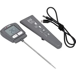 Taylor Pro Instant Read USB Digital Rechargeable Cooking Meat Thermometer with 5 Year Guarantee,Black,20.5 x 2.5 x 5.7 cm; 0.1 Grams Taylor Pro Instant Read USB Digital Rechargeable Cooking Meat Thermometer with 5 Year Guarantee,Black,20.5 x 2.5 x 5.7 cm; 0.1 Grams