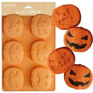 ScrapCooking Pumpkin Silicone Mould Cake Mould, Halloween Pastries 2994 ScrapCooking Pumpkin Silicone Mould Cake Mould, Halloween Pastries 2994