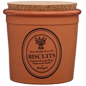 Premier Housewares Porto Biscuit Canister Natural Terracotta, Orange Premier Housewares Porto Biscuit Canister Natural Terracotta, Orange