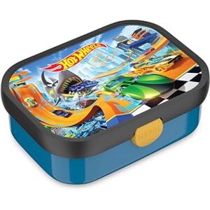 Mepal Lunch Box Campus Bento Box For Children With Bento Compartment & Fork With Clip Closure Dishwasher Safe & BPA-free 750 ml Hot Wheels Mepal Lunch Box Campus Bento Box For Children With Bento Compartment & Fork With Clip Closure Dishwasher Safe & BPA-free 750 ml Hot Wheels