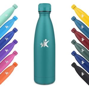 KollyKolla Insulated Water Bottle, 750 ml, Thermal Bottles, Stainless Steel Water Bottle, Reusable, BPA-Free Thermos, Metal Thermal Bottle for Sports, School, Gym, Travel, Dark Green KollyKolla Insulated Water Bottle, 750 ml, Thermal Bottles, Stainless Steel Water Bottle, Reusable, BPA-Free Thermos, Metal Thermal Bottle for Sports, School, Gym, Travel, Dark Green