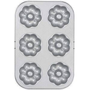 Decora 0070038 Non-Stick 6 Cavity Flower Doughnut PAN Ø 7,5 CM Decora 0070038 Non-Stick 6 Cavity Flower Doughnut PAN Ø 7,5 CM
