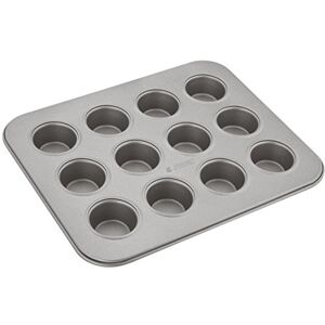 Judge Non-Stick Mini Cupcake or Muffin Tin with 12 Cups, Dishwasher Safe, 25cm x 20cm x 2cm Judge Non-Stick Mini Cupcake or Muffin Tin with 12 Cups, Dishwasher Safe, 25cm x 20cm x 2cm