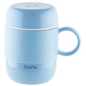 Pioneer DrinkPod LGB-280B Vacuum Insulated Travel Mug, Stainless Steel, Blue, 280ml Pioneer DrinkPod LGB-280B Vacuum Insulated Travel Mug, Stainless Steel, Blue, 280ml