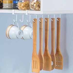 N / A AliCH 2pcs Cups Hooks Under Cabinet Mug Storage Hooks Cup Holders Mutifunctional Hooks Kitchen Utensil Ties Belts Scarf Hanging Rack Holder Without Drilling (B) N / A AliCH 2pcs Cups Hooks Under Cabinet Mug Storage Hooks Cup Holders Mutifunctional Hooks Kitchen Utensil Ties Belts Scarf Hanging Rack Holder Without Drilling (B)