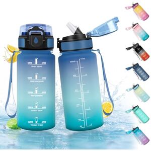 HoneyHolly 500ML Water Bottle, BPA Free & Leak Proof, Drinking Bottle with Straw, Reutilizables Elementary School Bottle, Motivational Water Bottles for School, Running, Gym, Office HoneyHolly 500ML Water Bottle, BPA Free & Leak Proof, Drinking Bottle with Straw, Reutilizables Elementary School Bottle, Motivational Water Bottles for School, Running, Gym, Office