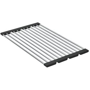 Grohe Foldable Big Dish Rack, Over Kitchen Sink Dish Drainer, 500 x 288 mm, Stainless Steel, Dishwasher Safe, Supersteel, 40858SD0 Grohe Foldable Big Dish Rack, Over Kitchen Sink Dish Drainer, 500 x 288 mm, Stainless Steel, Dishwasher Safe, Supersteel, 40858SD0