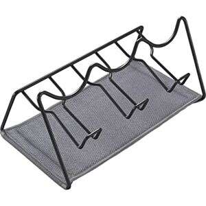 Metaltex Grey Metal Bottle Drainer for 3 Metaltex Grey Metal Bottle Drainer for 3