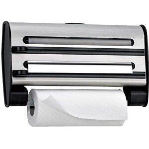 EMSA 505319 Roll Holder Dispenser, Stainless Steel, Grey, 28 x 11 x 41 cm EMSA 505319 Roll Holder Dispenser, Stainless Steel, Grey, 28 x 11 x 41 cm