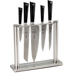 Mercer Culinary M19100 Zum 6-Piece Knife Block Set, Stainless Steel, 31.4 x 10.6 x 36.2 cm Mercer Culinary M19100 Zum 6-Piece Knife Block Set, Stainless Steel, 31.4 x 10.6 x 36.2 cm