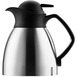 Helios Enduro Push Stainless Steel Vacuum Jug 0.6 Litre, Metallic Helios Enduro Push Stainless Steel Vacuum Jug 0.6 Litre, Metallic
