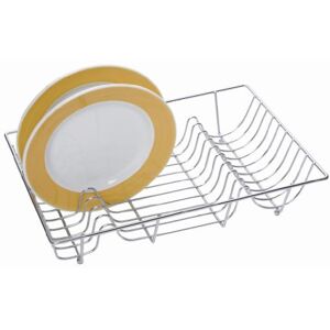 KitchenCraft Large Chrome-Plated Metal Dish Drainer Rack, 48 x 33 cm (19” x 13”) KitchenCraft Large Chrome-Plated Metal Dish Drainer Rack, 48 x 33 cm (19” x 13”)