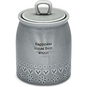 Cooksmart Ceramic Airtight Storage Jars Storage Jars & Canisters Perfect For Pasta Storage & Rice Storage Storage Jars With Lids For All Type Of Foods (Purity Grey 1) Cooksmart Ceramic Airtight Storage Jars Storage Jars & Canisters Perfect For Pasta Storage & Rice Storage Storage Jars With Lids For All Type Of Foods (Purity Grey 1)