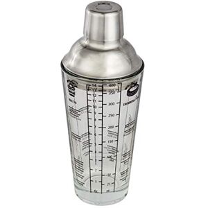 Xavax Glass Cocktail Party Shaker, 400 ml Silver Xavax Glass Cocktail Party Shaker, 400 ml Silver