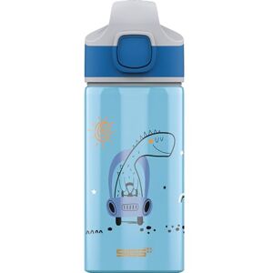 Sigg Aluminium Kids Water Bottle Miracle Dino Drive With Straw Leakproof Lightweight BPA Free Climate Neutral Certified School & Sports Light Blue 0.4L Sigg Aluminium Kids Water Bottle Miracle Dino Drive With Straw Leakproof Lightweight BPA Free Climate Neutral Certified School & Sports Light Blue 0.4L