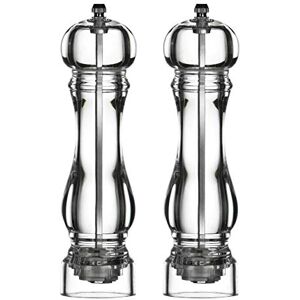Premier Housewares Pepper Mills Grinders Set of 2 Pepper Grinder Pepper Mill Acrylic Mill Grinder Black Pepper Mill Pepper Grinder Refillable Premier Housewares Pepper Mills Grinders Set of 2 Pepper Grinder Pepper Mill Acrylic Mill Grinder Black Pepper Mill Pepper Grinder Refillable