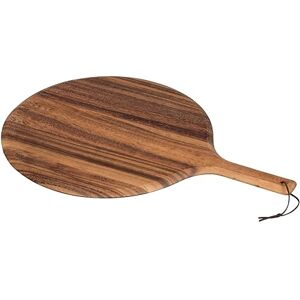 Tala Large Round Pizza Paddle with Leather Tie, Natural Acacia Wood, Ideal for Serving, Cutting and Displaying Many Foods, Especially Pizza and Baked Goods, Paddle Area Measures 14 Inches (35.5cm) Tala Large Round Pizza Paddle with Leather Tie, Natural Acacia Wood, Ideal for Serving, Cutting and Displaying Many Foods, Especially Pizza and Baked Goods, Paddle Area Measures 14 Inches (35.5cm)