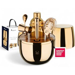 MasterPro The Drop 6 Piece Stainless Steel Cocktail Bar Set Elegant, Durable and Multi-Functional Ideal Gift Idea (Christmas, Easter, Wedding) Gift Box Included MasterPro The Drop 6 Piece Stainless Steel Cocktail Bar Set Elegant, Durable and Multi-Functional Ideal Gift Idea (Christmas, Easter, Wedding) Gift Box Included