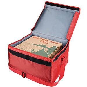 Vogue Hot Food Pizza Delivery Bag, Red, Material: Nylon Insulated, Size: 420(H) x 350(W) x 250(D)mm, For Takeaway Restaurant Home Delivery or Home Use, Insert sold separately S483 Vogue Hot Food Pizza Delivery Bag, Red, Material: Nylon Insulated, Size: 420(H) x 350(W) x 250(D)mm, For Takeaway Restaurant Home Delivery or Home Use, Insert sold separately S483