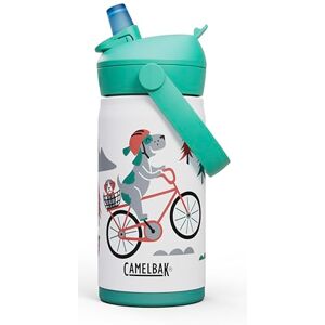 Camelbak Thrive Fs Kids Vss 12oz Flip Straw Bottle, Vacuum Insulated Stainless Steel, Keeps Water Ice Cold, Spill-Free Hydration for Little Adventurers, Color: Biking Dogs, Size: 350 Ml Camelbak Thrive Fs Kids Vss 12oz Flip Straw Bottle, Vacuum Insulated Stainless Steel, Keeps Water Ice Cold, Spill-Free Hydration for Little Adventurers, Color: Biking Dogs, Size: 350 Ml