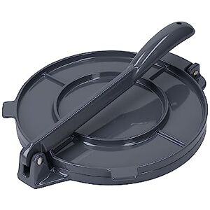 KitchenCraft World of Flavors Mexican Tortilla Press in Gift Box, Aluminium, Silver Color, 2 x 25 cm KitchenCraft World of Flavors Mexican Tortilla Press in Gift Box, Aluminium, Silver Color, 2 x 25 cm