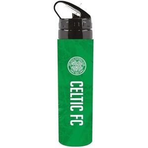 Hy-Pro Officially Licensed Celtic F.C. Aluminium Bottle 750ml, Integrated Folding Straw, Leakproof, Lightweight, Great Football Gift Idea Hy-Pro Officially Licensed Celtic F.C. Aluminium Bottle 750ml, Integrated Folding Straw, Leakproof, Lightweight, Great Football Gift Idea