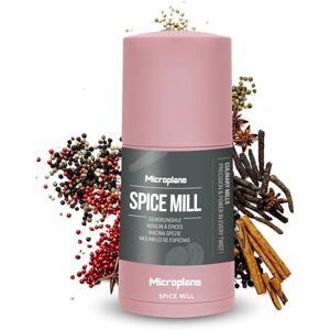 Microplane Spice Mill 2in1 – Dusty Rose Manual Spice Mill with Ultra-Sharp Stainless-Steel Blade Grates Nutmeg, Cinnamon, Tonka Bean, Indian Long Pepper, Nuts & More Airtight Storage Microplane Spice Mill 2in1 – Dusty Rose Manual Spice Mill with Ultra-Sharp Stainless-Steel Blade Grates Nutmeg, Cinnamon, Tonka Bean, Indian Long Pepper, Nuts & More Airtight Storage