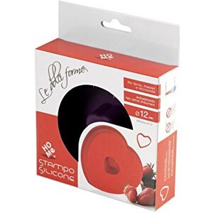 Home 8354500 Heart Mold, Silicone, Multicoloured, cm 12 Home 8354500 Heart Mold, Silicone, Multicoloured, cm 12