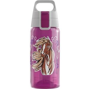 Sigg Sports Water Bottle For Kids Viva One Horse & Flower Suitable For Carbonated Drinks Leakproof Dishwasher Safe BPA Free School & Bike Pink 0.5L Sigg Sports Water Bottle For Kids Viva One Horse & Flower Suitable For Carbonated Drinks Leakproof Dishwasher Safe BPA Free School & Bike Pink 0.5L