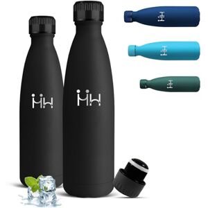 Mujigaga Stainless Steel Water Bottle, 750 ml, Thermos Flask, BPA-Free, Leak-Proof, 24 Hours Cold & 12 Hours Warm, Metal Water Bottle, Double Walled, for Travel, Camping, Office Mujigaga Stainless Steel Water Bottle, 750 ml, Thermos Flask, BPA-Free, Leak-Proof, 24 Hours Cold & 12 Hours Warm, Metal Water Bottle, Double Walled, for Travel, Camping, Office