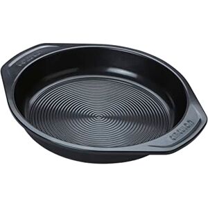 Circulon Ultimum Round 9 Inch Cake Tins for Baking Non Stick Cake Tin 23cm, Freezer and Dishwasher Safe Carbon Steel Bakeware, Black Circulon Ultimum Round 9 Inch Cake Tins for Baking Non Stick Cake Tin 23cm, Freezer and Dishwasher Safe Carbon Steel Bakeware, Black