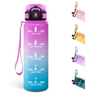 Motswedi 500ml Water Bottle with Filter, Kids Water Bottle, Leak Proof, BPA Free, Water Bottle with Time Markers for School, Gym, Office, Yoga, Rose Red & Cyan Motswedi 500ml Water Bottle with Filter, Kids Water Bottle, Leak Proof, BPA Free, Water Bottle with Time Markers for School, Gym, Office, Yoga, Rose Red & Cyan