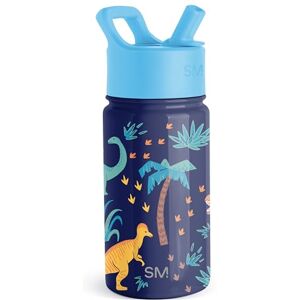 Simple Modern Kids Water Bottle with Straw Insulated Stainless Steel Reusable Tumbler for Toddlers, Girls, Boys Summit Collection 415ml Jurassic Jungle Simple Modern Kids Water Bottle with Straw Insulated Stainless Steel Reusable Tumbler for Toddlers, Girls, Boys Summit Collection 415ml Jurassic Jungle