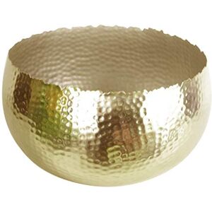 Leaf Large Curved Edge Hammered Metal Bowl, Gold, 32 x 20 cm Leaf Large Curved Edge Hammered Metal Bowl, Gold, 32 x 20 cm