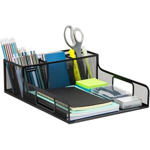 Mind Reader Network Collection, Utensil, Napkin and Plate Serving Tray, Breakroom, Countertop Organizer, Metal Mesh, Black Mind Reader Network Collection, Utensil, Napkin and Plate Serving Tray, Breakroom, Countertop Organizer, Metal Mesh, Black