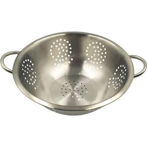 Fackelmann 29783 28cm Colander, 1pc, Large Mango Punch Deep Mixing Bowl, Sieve for Straining, Drainer with Sturdy Base & Two, Twin Handle Freestanding Vegetable & Pasta Strainer, Stainless Steel Fackelmann 29783 28cm Colander, 1pc, Large Mango Punch Deep Mixing Bowl, Sieve for Straining, Drainer with Sturdy Base & Two, Twin Handle Freestanding Vegetable & Pasta Strainer, Stainless Steel