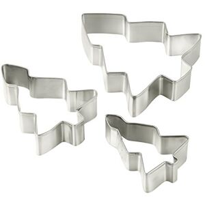 Dr. Oetker Dr.Oetker Cookie Cutter Christmas fir tree set of 3 11x9x3 cm in silver, Stainless Steel, 11 x 9 x 3 cm Dr. Oetker Dr.Oetker Cookie Cutter Christmas fir tree set of 3 11x9x3 cm in silver, Stainless Steel, 11 x 9 x 3 cm