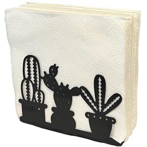 decorelax Metal Napkin Holder for Home Kitchen Restaurant Picnic Cactus Design Tabletop Paper Organizer Upright Tissue Dispenser (Black) decorelax Metal Napkin Holder for Home Kitchen Restaurant Picnic Cactus Design Tabletop Paper Organizer Upright Tissue Dispenser (Black)
