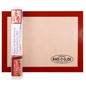 Bake-O-Glide SILBOM Baking Mat, Woven Glass Fabric Coated in Silicone, Brown, 300mm x 400mm Bake-O-Glide SILBOM Baking Mat, Woven Glass Fabric Coated in Silicone, Brown, 300mm x 400mm