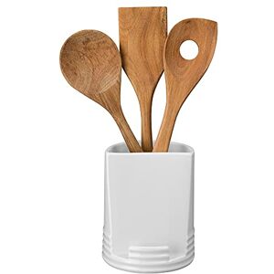 Denby 144044343 James Martin Cook Utensils Pot, Porcelain, 770g, Length: 12cm, Weight: 12cm, Depth: 14.5cm, White Denby 144044343 James Martin Cook Utensils Pot, Porcelain, 770g, Length: 12cm, Weight: 12cm, Depth: 14.5cm, White