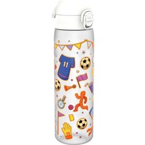 Ion8 Kids Plastic Water Bottle - 500ml, Football - Kids Plastic Water Bottle Ion8 Kids Plastic Water Bottle - 500ml, Football - Kids Plastic Water Bottle