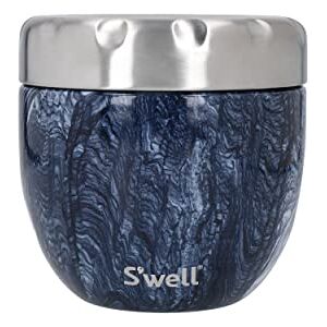 S'well Eats 2-in-1 Food Bowl with Screw-Top Lid, 636ml, Azurite Marble, Triple-Insulated and Leak-Proof Food Flask for On-the-Go Eating up to 11h Cold/7h Hot S'well Eats 2-in-1 Food Bowl with Screw-Top Lid, 636ml, Azurite Marble, Triple-Insulated and Leak-Proof Food Flask for On-the-Go Eating up to 11h Cold/7h Hot