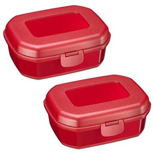 Westmark 235222E3 2 Snack boxes-maxi-935 ml, Plastic, Red-Pack of 2 Westmark 235222E3 2 Snack boxes-maxi-935 ml, Plastic, Red-Pack of 2