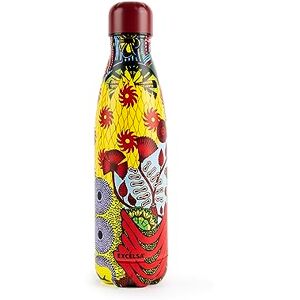 Excelsa Africa 50 ml Stainless Steel Thermos Flask, Multi-Colour Excelsa Africa 50 ml Stainless Steel Thermos Flask, Multi-Colour
