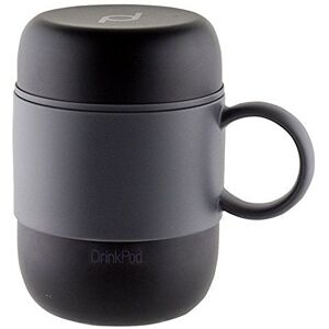 Pioneer DrinkPod Vacuum Insulated Travel Mug, Stainless Steel, 280ml, Black Pioneer DrinkPod Vacuum Insulated Travel Mug, Stainless Steel, 280ml, Black